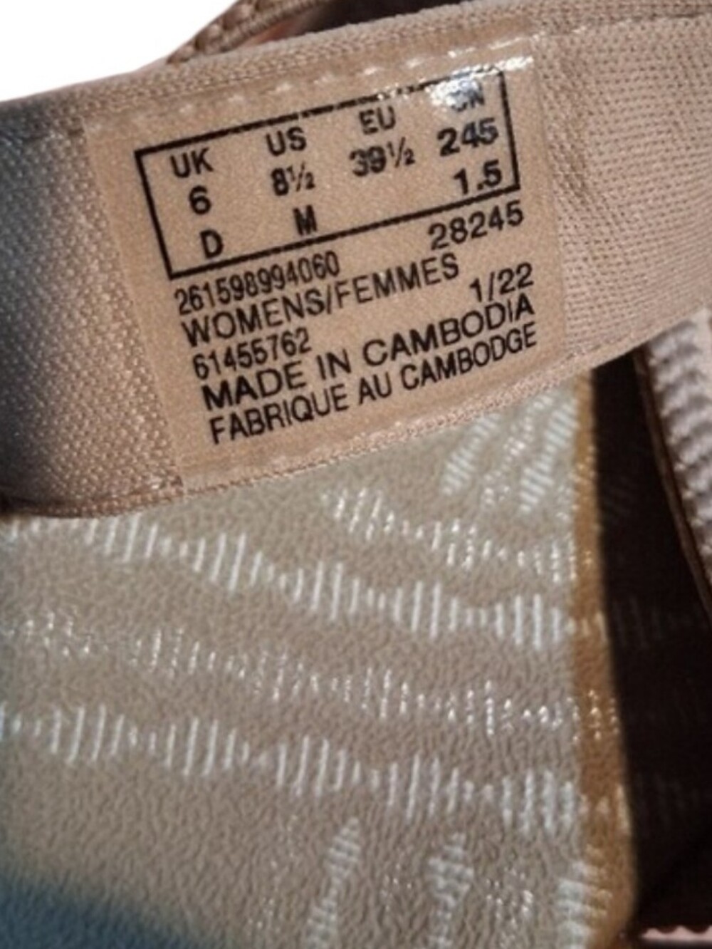Clarks Cloudsteppers Taupe Slide Sandals Size 8.5 Coastal Grandma Gorpcore - Picture 3 of 7